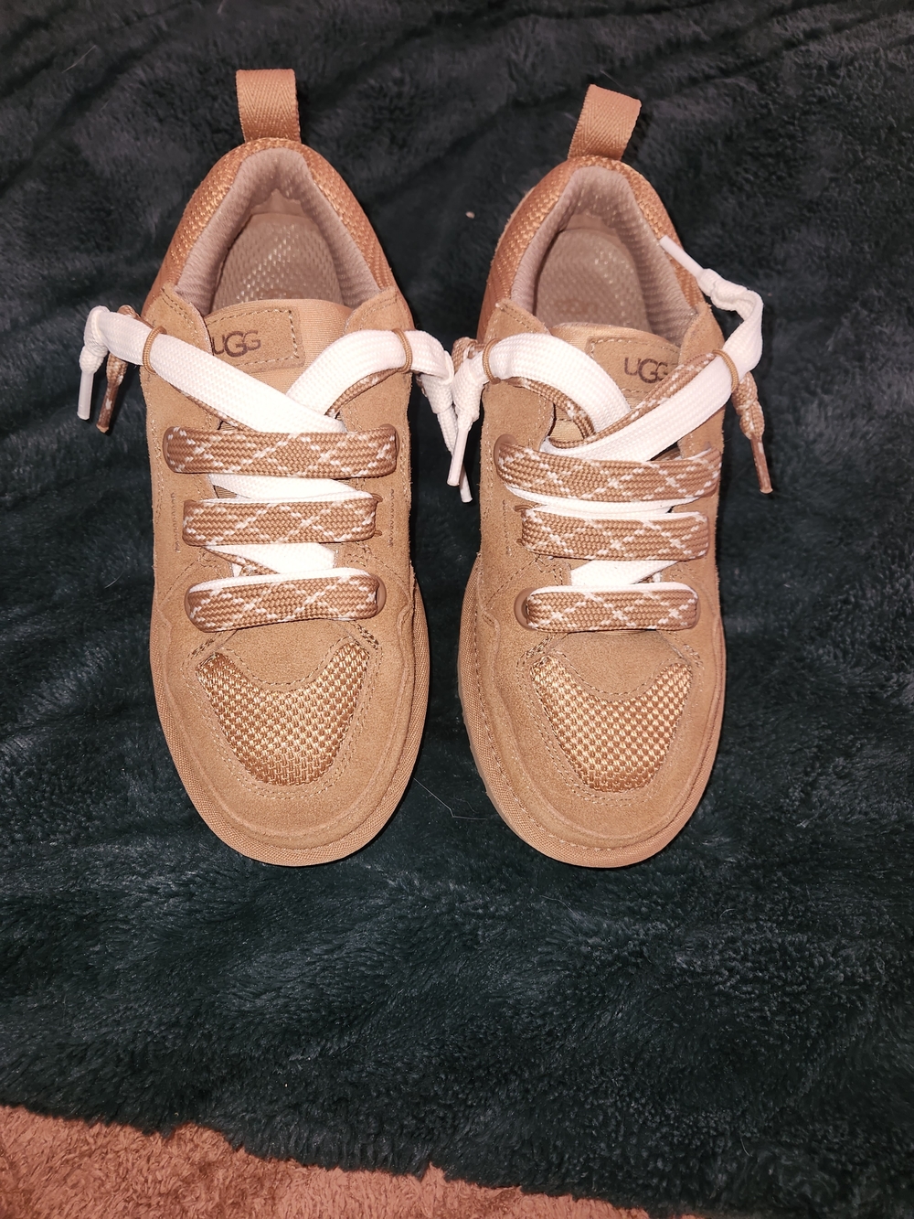 UGG Women's Chestnut Casual Lace-Up Sneakers - Chestnut- Never Worn